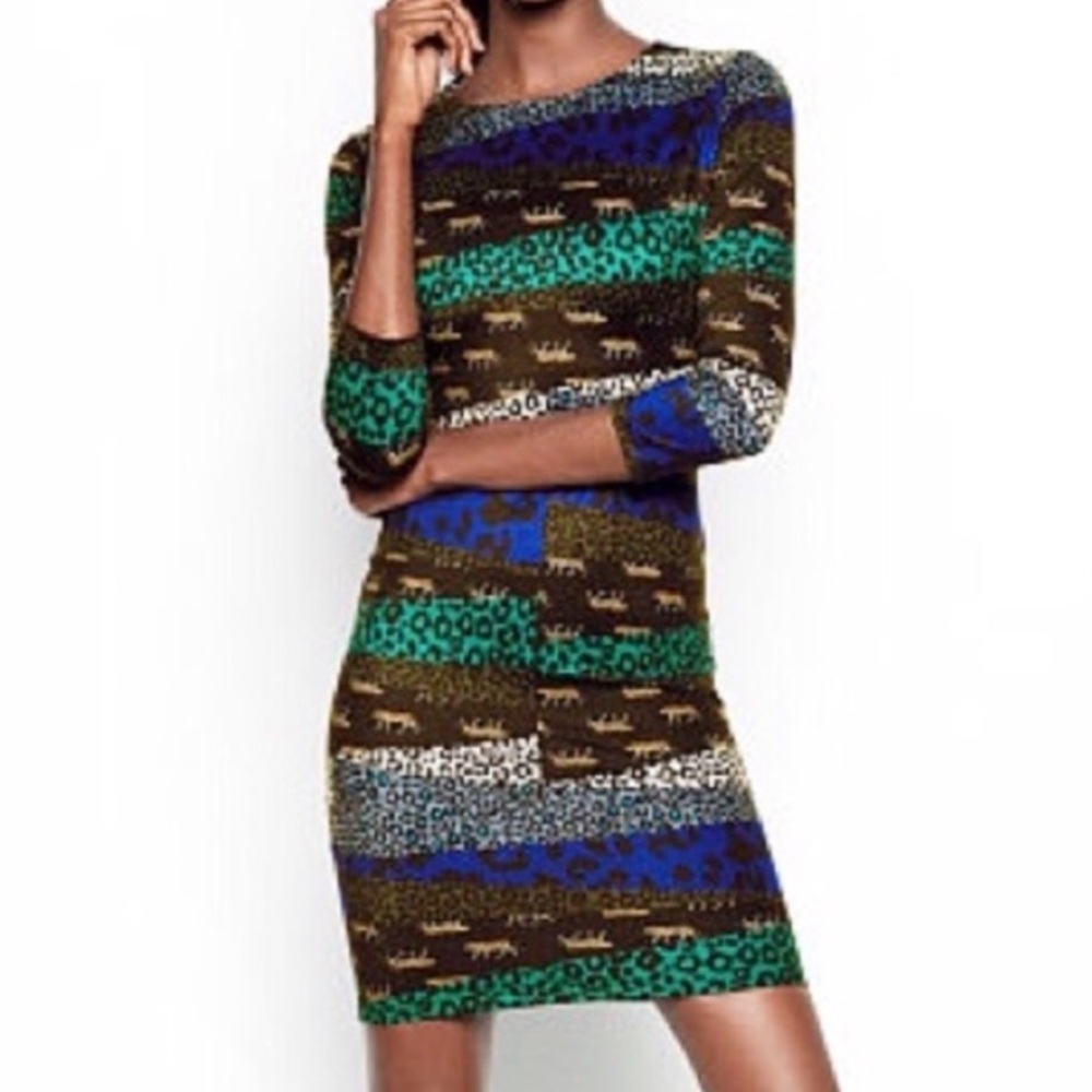 Victoria Secret Sport bodycon dress leopard print